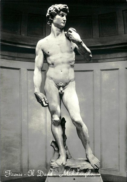 Firenze, Il David, Michelangelo Vorderseite