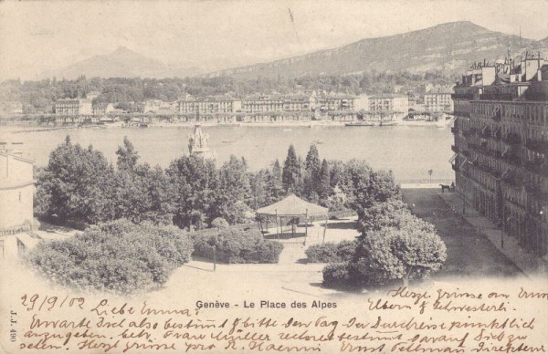 Genève - Le Place des Alpes