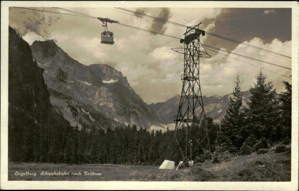 Engelberg - Schwebebahn nach Trübsee Vorderseite