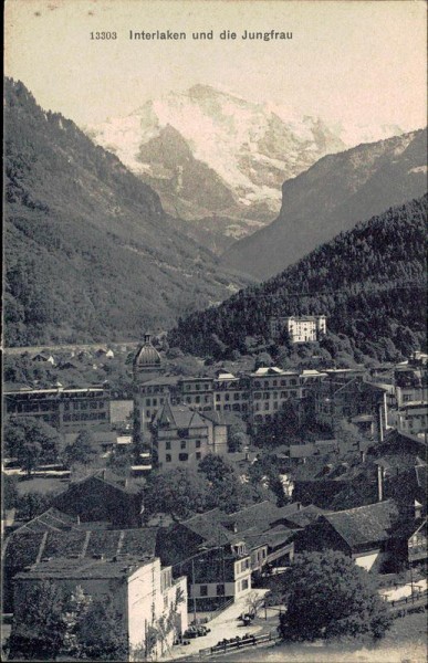 Interlaken und die Jungfrau Vorderseite