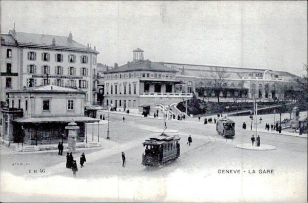 Genève, la gare Vorderseite