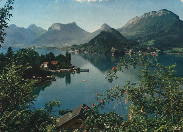 Lac d’Annecy. Baie de Talloires et Presq`île de Duingt Vorderseite