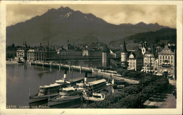 Luzern und Pilatus Vorderseite