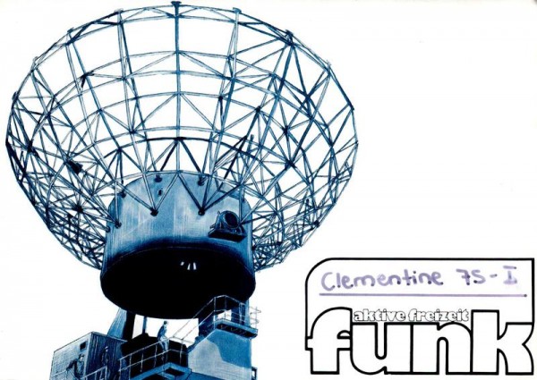 QSL- Karte, Clementine 75-1, Neu St. Johann Vorderseite