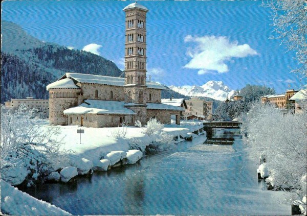 Kirche am Inn/St. Moritz Vorderseite