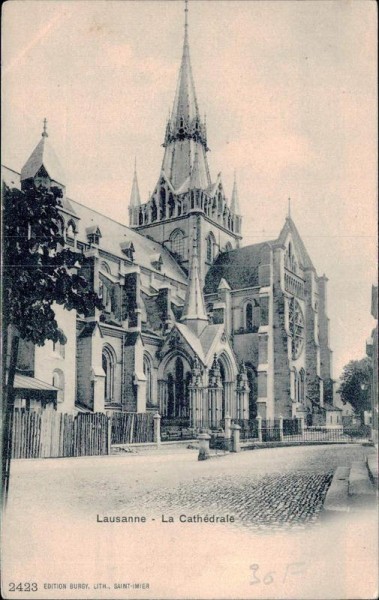 Kathedrale Notre-Dame (Lausanne) Vorderseite