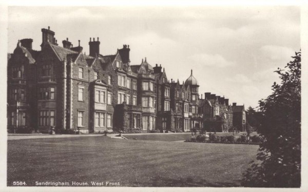 Sandringham House Vorderseite