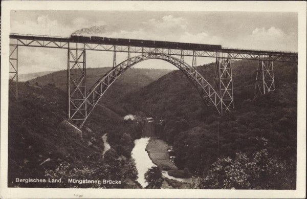 Bergisches Land, Müngstener Brücke Vorderseite