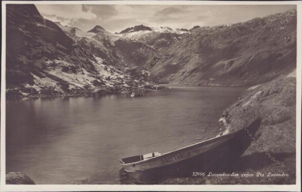 Lago di Lucendro Vorderseite