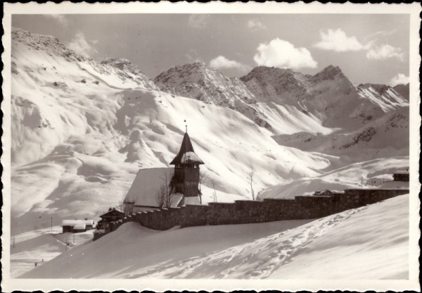 Aroser Bergkirchli mit Erzhorn