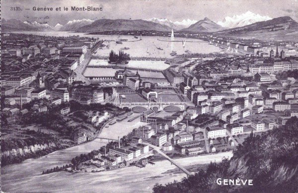 Genève et le Mont-Blanc - Genève