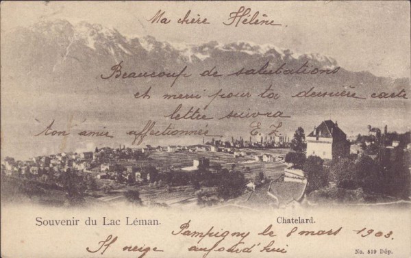 Souvenir du Lac Léman