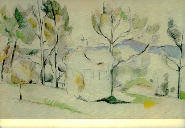 Paul Cézanne, Jagdhütte in der Provence Vorderseite