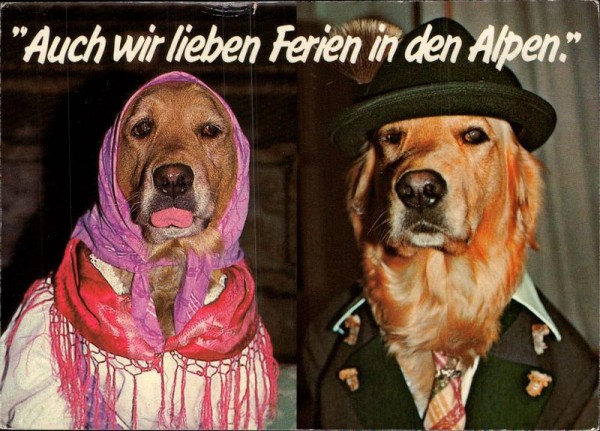 Auch wir lieben Ferien in den Alpen Vorderseite