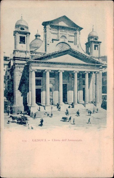 Genova. Chiea dell'Annunziata Vorderseite