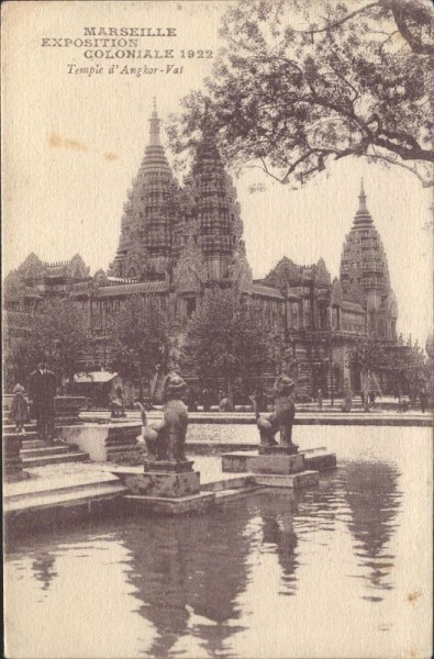 Marseille, Esposition Coloniale, 1922, Temple d'Angkor