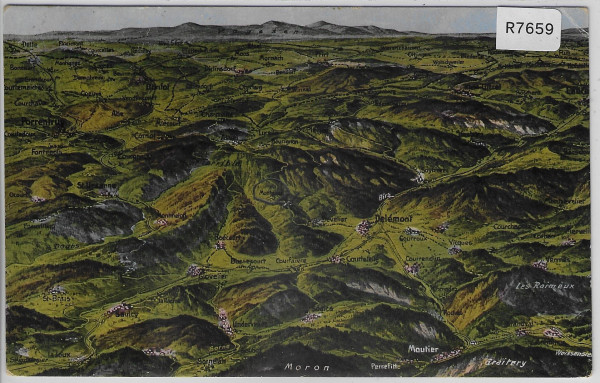 Jura Panorama Relief - Moutier Delemont