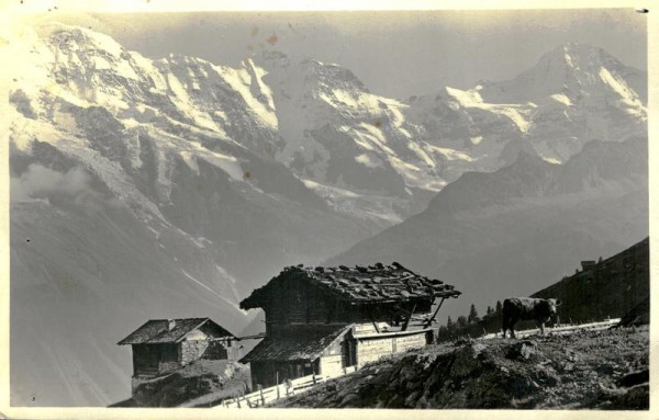 Grosshorn-Breithorn bei Mürren Vorderseite