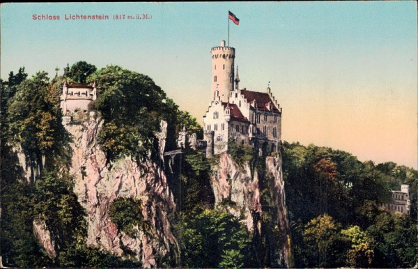 Schloss Lichtenstein Vorderseite
