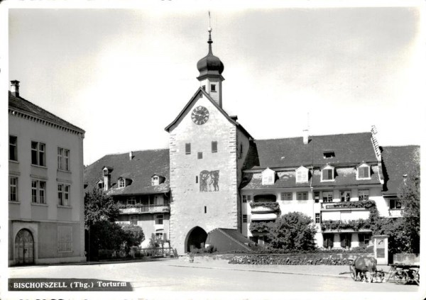 Der Torturm in Bischofszell vor 1953 Vorderseite