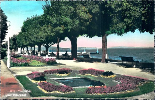 Neuchàtel, Quai Osterwald Vorderseite