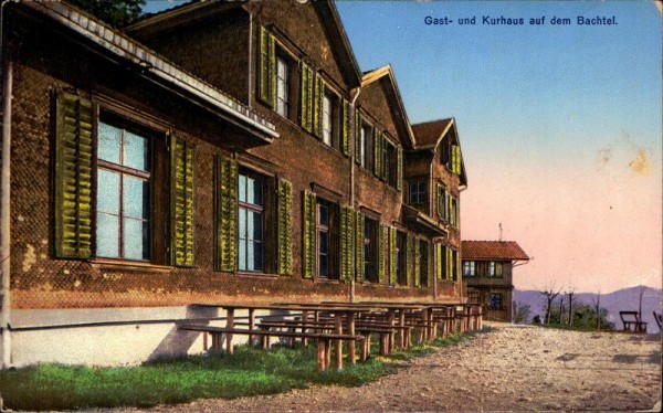 Gast- und Kurhaus auf dem Bachtel Vorderseite