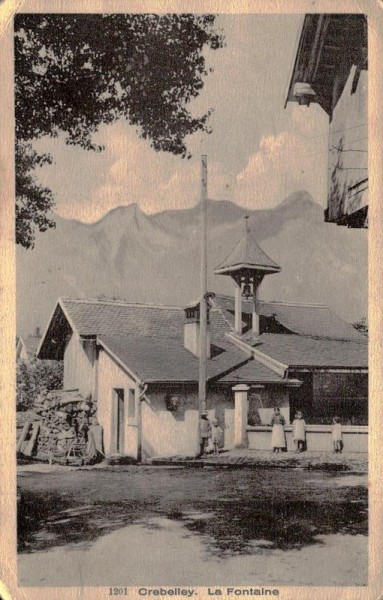 Crebelley, La Fontaine  Vorderseite