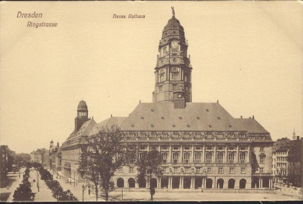 Dresden/Neues Rathaus Vorderseite