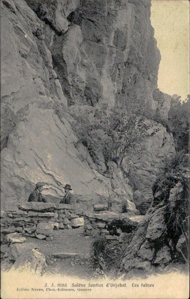 Salève Sentier d'Orjobet Vorderseite