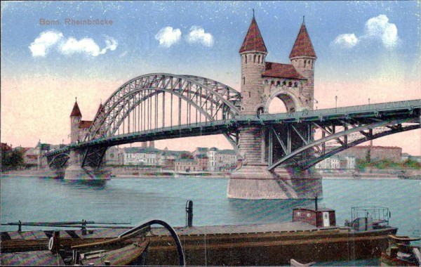Alte Rheinbrücke (Bonn) Vorderseite