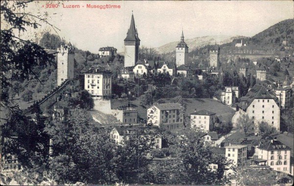 Luzern - Museggtürme Vorderseite