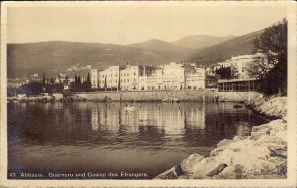 Abbazia, Opatija, Quarnero und Casino des Etrangers, Kroation