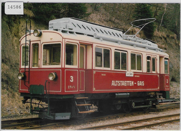 Altstätten-Gais-Bahn (AG) 1982