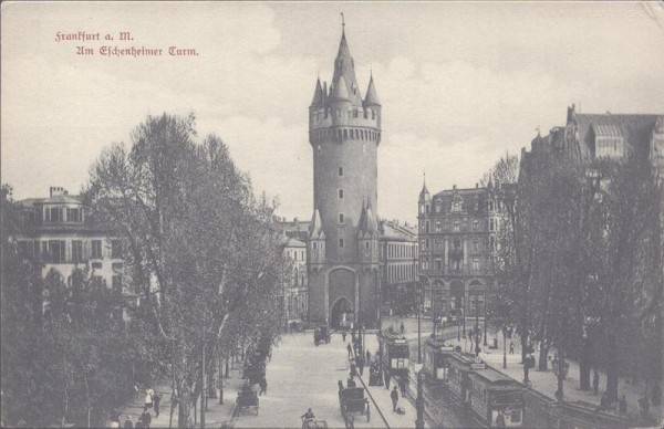 Frankkfurt am Main, Eschenheimer Turm Vorderseite