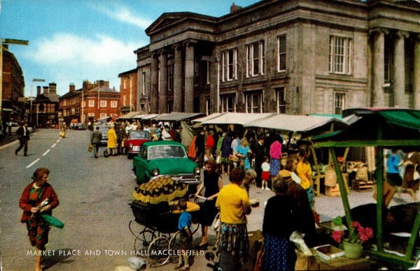 Market Place and Town Hall, Macclesfield