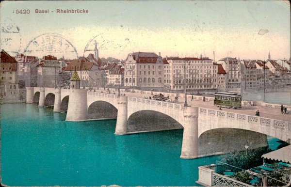 Basel - Rheinbrücke Vorderseite
