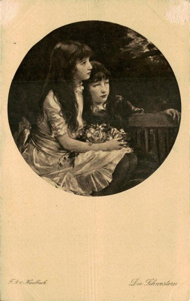 F.A.v.Kaulbach, Die Schwestern Vorderseite