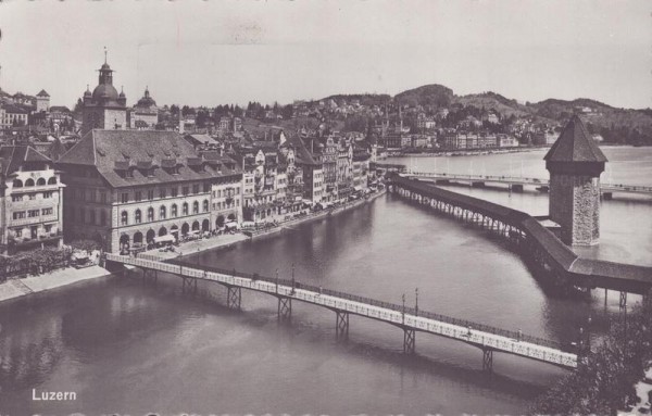 Luzern - Kapellbrücke Vorderseite
