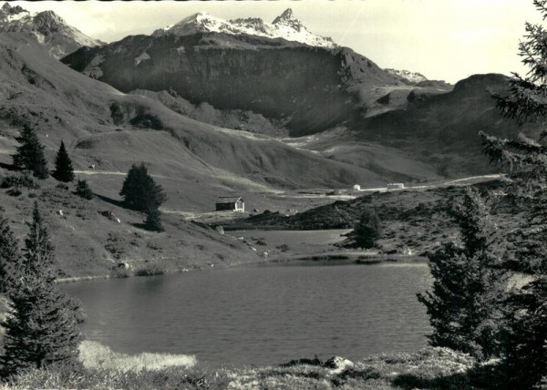 Flixersee gegen Piz Nair, Alp Flix Vorderseite