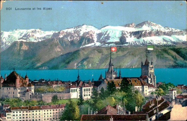 Lausanne et les Alpes Vorderseite