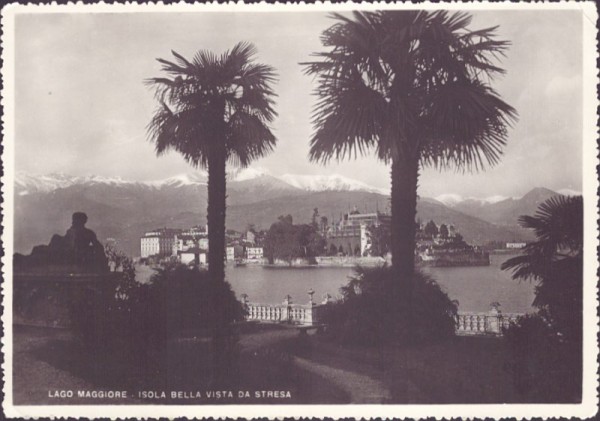 Lago Maggiore - Isola Bella Vista Da Stresa