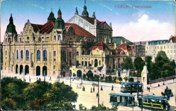 Coeln:Opernhaus Vorderseite