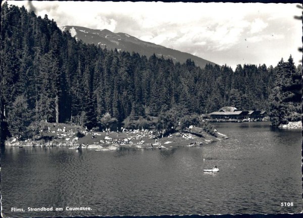 Flims/Strandbad am Caumasee. Vorderseite