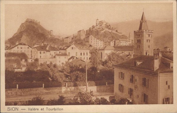 Sitten/Sion - Valère et Tourbillon Vorderseite