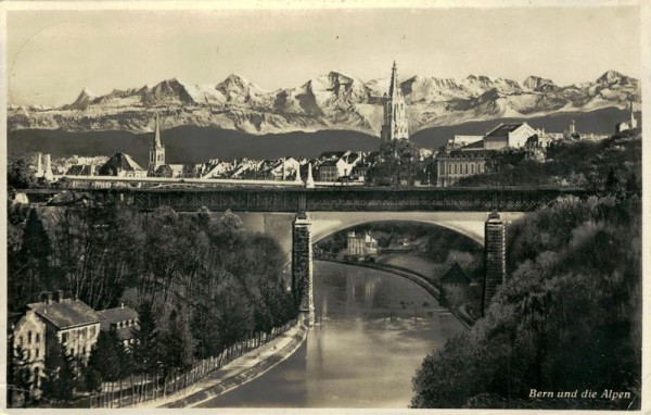Bern und die Alpen  Vorderseite