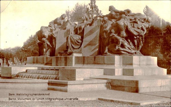 Welttelegrafen-Denkmal (Bern) Vorderseite