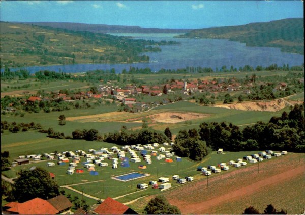 Eschenz, Hüttenberg, Flugaufnahme Vorderseite