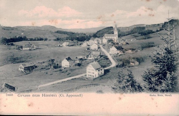 Gruss aus Haslen Vorderseite