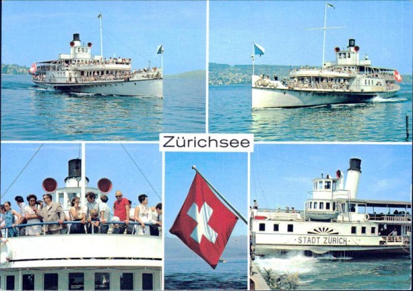 Zürichsee, Raddampfer Vorderseite