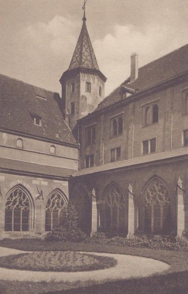 Alt-Basel: Parti im Münster Vorderseite